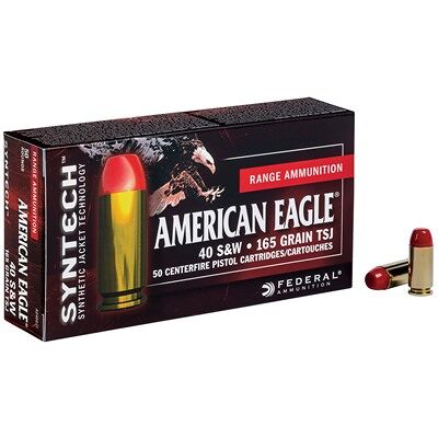 Federal Syntech 40 S&W Ammo - 40 S&W 165gr Total Synthetic Jacket 50/Box