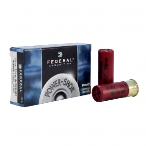 FEDERAL Classic 12 Gauge 2.75in #4 Buckshot Ammo, 5 Round Box (F1274B ...