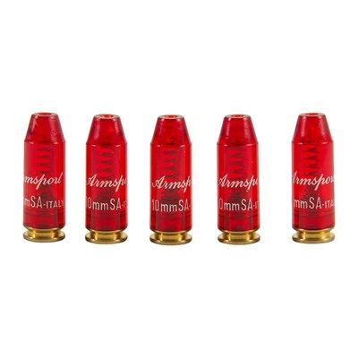 Triple-K Deluxe Snap Caps Dummy Rounds - 10mm, 5 Caps Per Pak