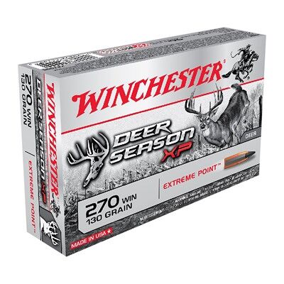 Winchester Deer Season Xp 270 Winchester Ammo - 270 Winchester 130gr Extreme Point Polymer Tip 20/Box