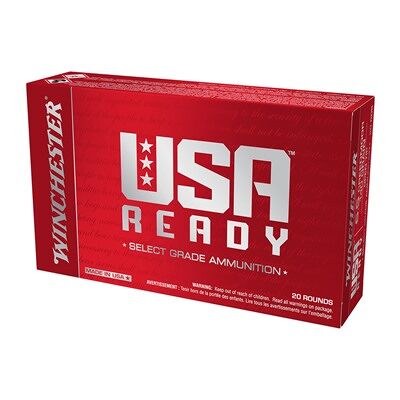 Winchester Usa Ready 40 S&W Ammo - 40 S&W 155gr Hex-Vent Hollow Point 20/Box