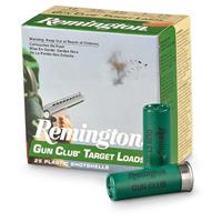 Remington Gun Club Target Loads, 12 Gauge, 2 3/4" Shell, 1 oz., 25 Rounds