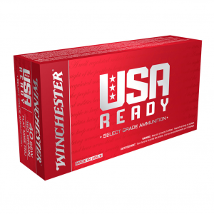 WINCHESTER USA Ready .40 S&W 165Gr FMJ 50rd Box Ammo (RED40)