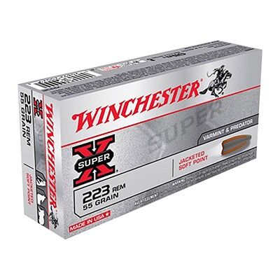 Winchester 223 Remington 55gr Hollow Point Boat Tail 20/Box