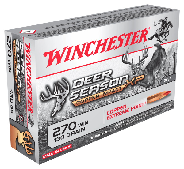 Winchester Deer Season XP Copper Impact Centerfire Rifle Ammo - .308 Winchester