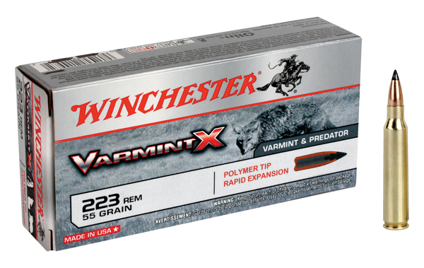 Winchester Varmint X Centerfire Rifle Ammo - .223 Remington - 55 Grain