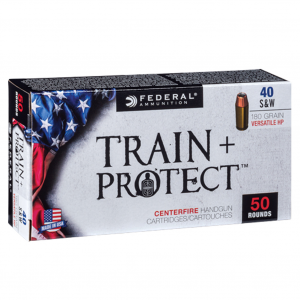 FEDERAL Train Plus Protect 40 S&W 180Gr Verastile Hollow Point Handgun Ammo (TP40VHP1)