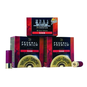 FEDERAL Wing-Shok Pheasants Forever 16 Gauge 3in #4 Lead Ammo, 25 Round Box (PF1634)
