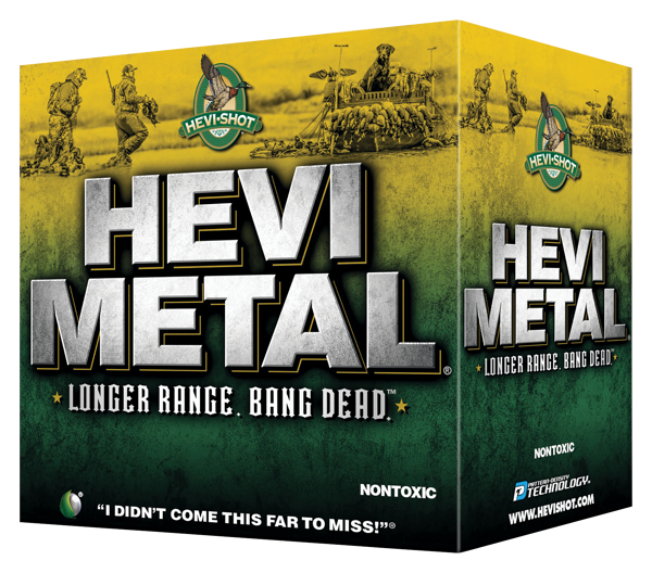 Hevi-Shot HEVI-Metal Longer Range Shotgun Shells - 12 Gauge - #2 - 3" - 25 Rounds