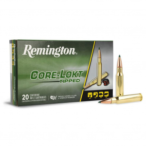 REMINGTON Core-Lokt Tipped 308 Win 165gr 20/Box Rifle Ammo (29044)