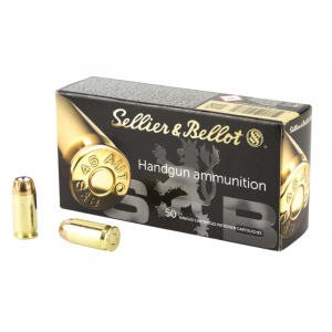Sellier & Bellot Pistol, 45 ACP, 230 Grain, Jacketed Hollow Point, 50 Round Box SB45C