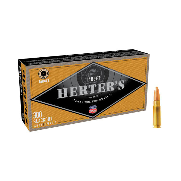 Herter's Target Centerfire Rifle Ammo - .300 AAC Blackout - 200 Grain - FMJ - 20 Rounds