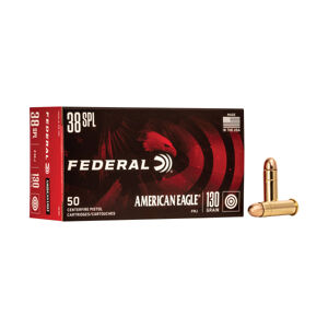 Federal American Eagle .38 Special 130 Grain Pistol Ammo