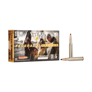 Federal Premium Vital Shok Trophy Copper Rifle Ammo - .270 Winchester - 130 Grain - 20 Rounds