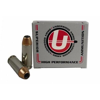 Underwood 10mm Auto Ammo - 10mm Auto 135gr Jacketed Hollow Point 20/Box
