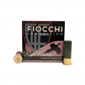 FIOCCHI Hi Velocity 12 Gauge 2.75in #6 Ammo, 25 Round Box (12HV6)