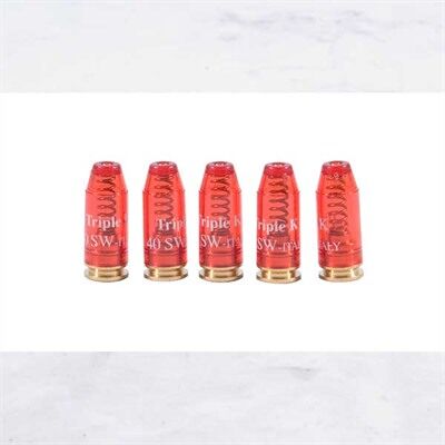 Triple-K Deluxe Snap Caps Dummy Rounds - .40 Smith & Wesson, 5 Per Pak