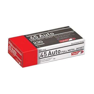 Aguila Handgun 45 Acp Ammo - 45 Auto 230gr Full Metal Jacket 50/Box