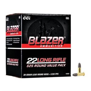 Cci Blazer Ammo 22 Long Rifle Lead Round Nose - 22 Long Rifle 38gr Lead Round Nose 525/Box