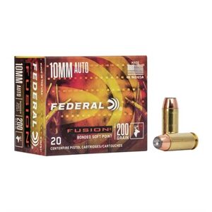 Federal Fusion Handgun 10mm Auto Ammo - 10mm Auto 200gr Soft Point 200/Case