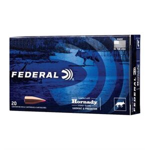 Federal Hornady V-Max 243 Winchester Ammo - 243 Winchester 75gr V-Max 20/Box