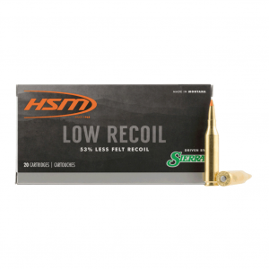 HSM Low Recoil 243 Win 85Gr 20rd Orange Polymer Tip Rifle Ammo (24318N)