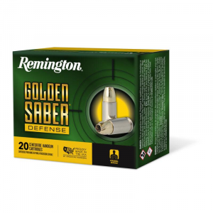 Remington Golden Saber Defense Ammunition .357 Mag 125gr BJHP 1220 fps 20/ct