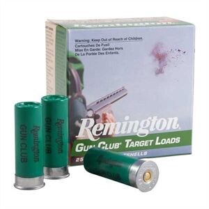 Remington Gun Club Target Ammo 12 Gauge 2-3/4" 1-1/8 Oz #8 Shot - 12 Gauge 2-3/4" 1-1/8 Oz #8 Shot 25/Box (Gc128)
