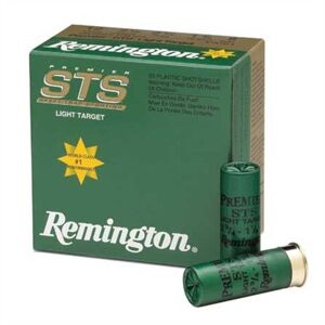 Remington Sts Sporting Clays Target Ammo 20 Gauge 2-3/4" 7/8 Oz #8 Shot - 20 Gauge 2-3/4" 7/8 Oz #8 Shot 25/Box
