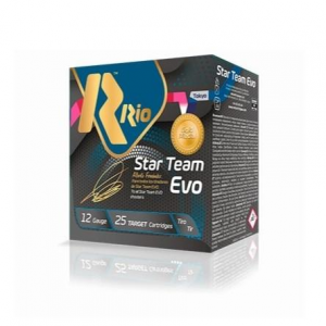 Rio Star Team EVO Shotgun Ammo 32 Low Recoil 12ga 2-3/4" 1150fps 1-1/8oz 8 Shot 25/ct