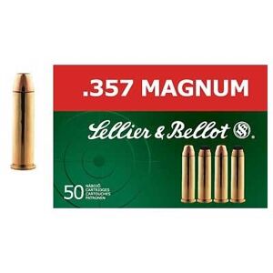 Sellier & Bellot Handgun 357 Magnum Ammo - 357 Magnum 158gr Soft Point 50/Box