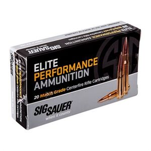 Sig Sauer Elite Match Grade Ammo 223 Remington 77gr Otm - 223 Remington 77gr Open Tip Match 20/Box