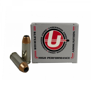 Underwood Ammo Sporting Hollow Point Handgun Ammunition 10mm Auto 135gr JHP 1600 fps 20/ct