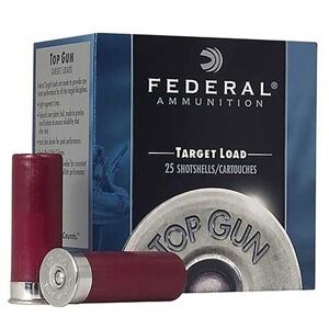 Federal Top Gun Ammo 20 Gauge 2-3/4" 7/8 Oz #8 Shot - 20 Gauge 2-3/4" 7/8oz #8 250 Case